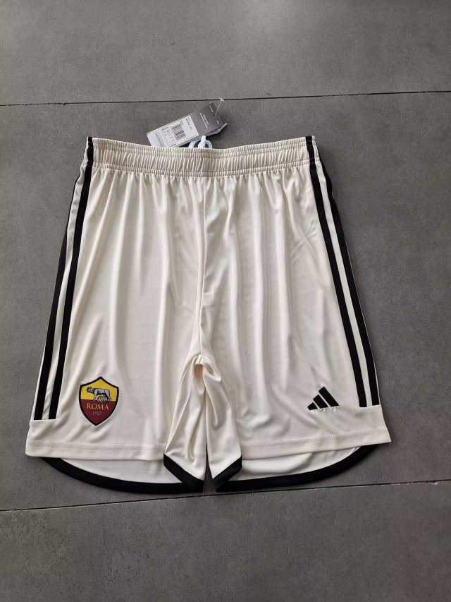 AAA Quality Roma 23/24 Away White Shorts